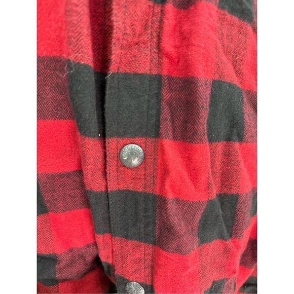 Scorpion Covert Moto Flannel Mens Plaid Full Zip Snap Shirt Size 3XL - Picture 4 of 10